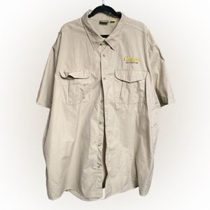CABELA’S KHAKI CARGO SHIRT 5XLT